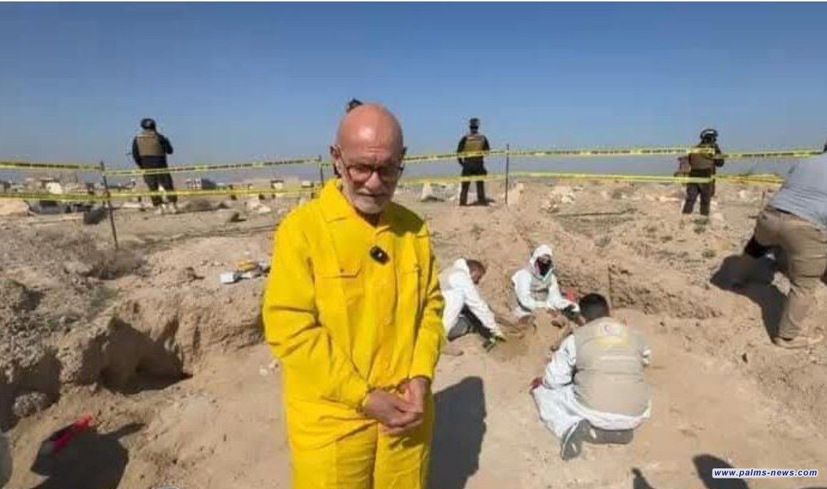 بدلالة القيسي.. العثور على مقبرة جماعية في الفلوجة تعود للنظام المباد